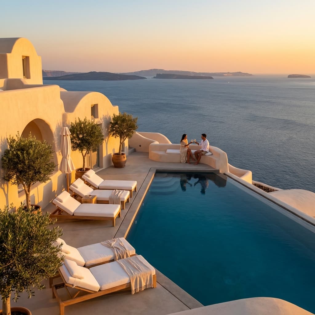 Santorini Sunset: Living on the Edge